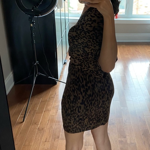 GUESS Cammi cheetah front knot dress - Picture 8 of 10